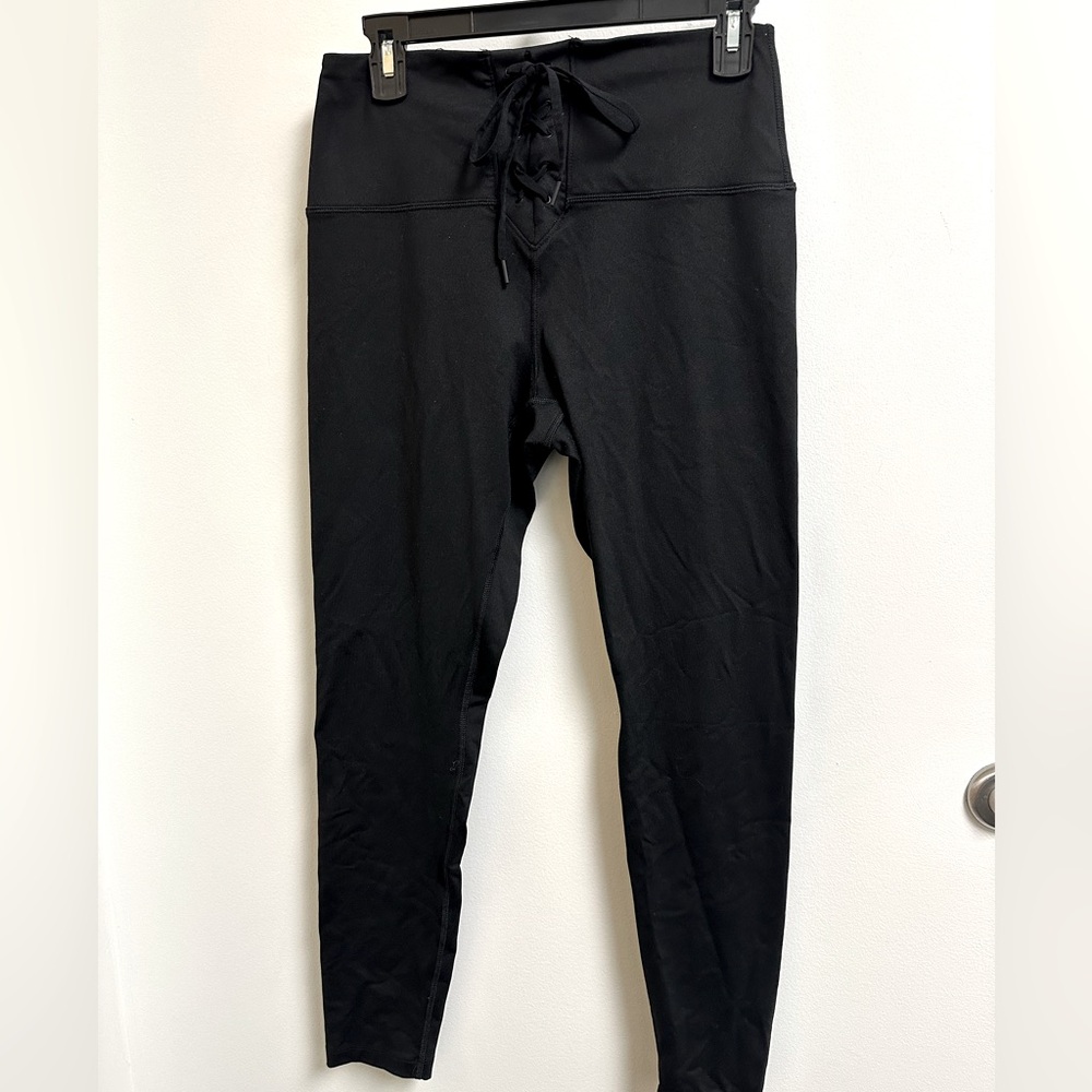 Pink Victoria’s Secret large black women’s leggings